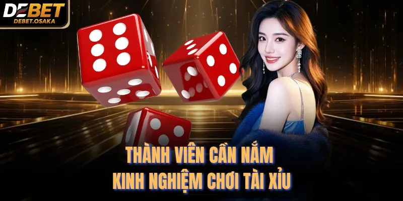 Kinh Nghiệm Chơi Tài Xỉu - 5 Tuyệt Chiêu Thắng Lớn Tại Debet 2 Thành viên cần nắm kinh nghiệm chơi tài xỉu